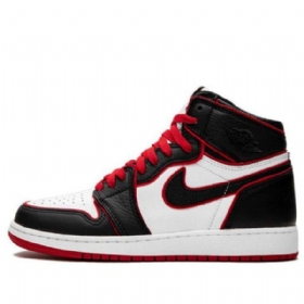 Nike Air Jordan 1 Retro Høje Overdele Og Bg Basketball Sko Til Mænd Sort Hvid