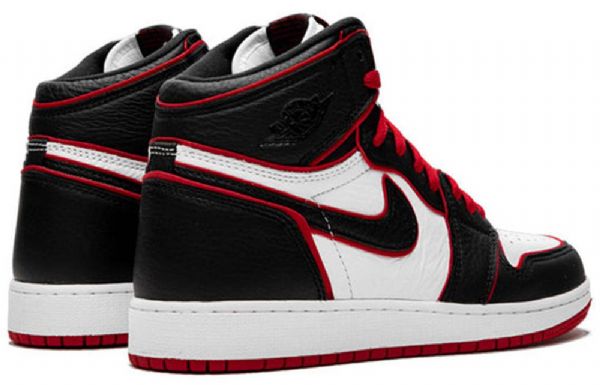 Nike Air Jordan 1 Retro Høje Overdele Og Bg Basketball Sko Til Mænd Sort Hvid