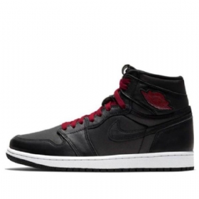 Nike Air Jordan 1 Retro Høje Overdele Og Bg Basketball Sko Til Mænd Sort Rød