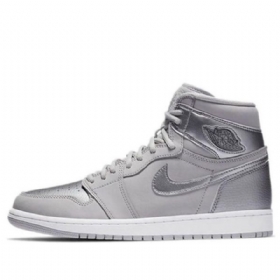 Nike Air Jordan 1 Retro Høje Overdele Og Co.jp Basketball Sko Til Mænd Grå
