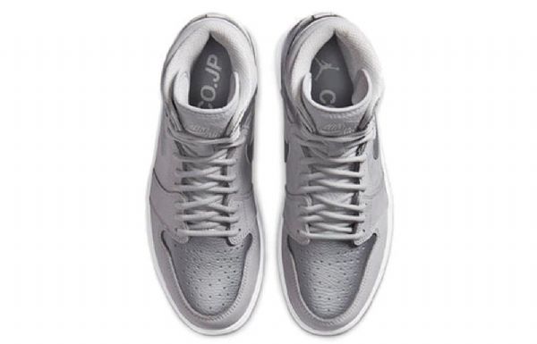 Nike Air Jordan 1 Retro Høje Overdele Og Co.jp Basketball Sko Til Mænd Grå