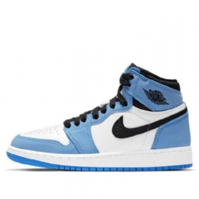 Nike Air Jordan 1 Retro Høje Overdele Og Gs Basketball Sko Til Mænd Blå