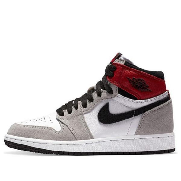 Nike Air Jordan 1 Retro Høje Overdele Og Gs Basketball Sko Til Mænd Grå