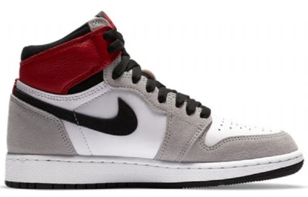 Nike Air Jordan 1 Retro Høje Overdele Og Gs Basketball Sko Til Mænd Grå