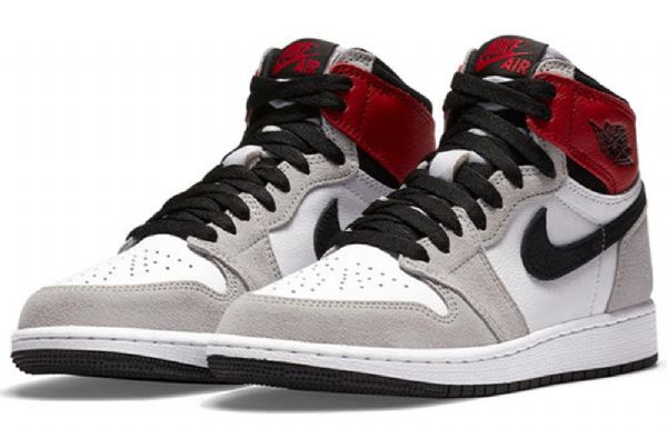 Nike Air Jordan 1 Retro Høje Overdele Og Gs Basketball Sko Til Mænd Grå