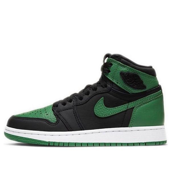 Nike Air Jordan 1 Retro Høje Overdele Og Gs Basketball Sko Til Mænd Grøn