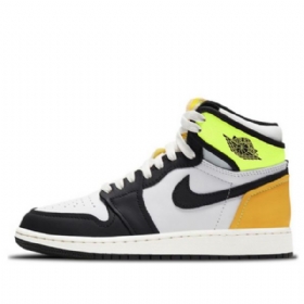 Nike Air Jordan 1 Retro Høje Overdele Og Gs Basketball Sko Til Mænd Guld