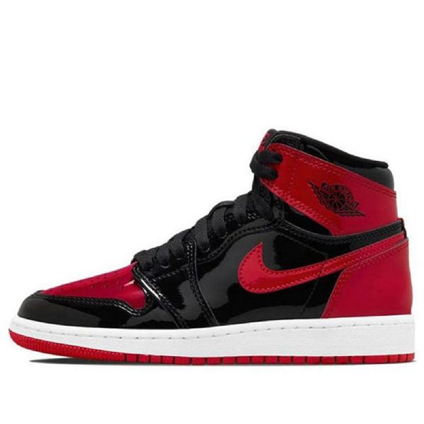 Nike Air Jordan 1 Retro Høje Overdele Og Gs Basketball Sko Til Mænd Hvid Rød