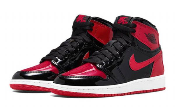 Nike Air Jordan 1 Retro Høje Overdele Og Gs Basketball Sko Til Mænd Hvid Rød
