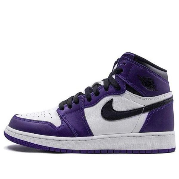 Nike Air Jordan 1 Retro Høje Overdele Og Gs Basketball Sko Til Mænd Lilla