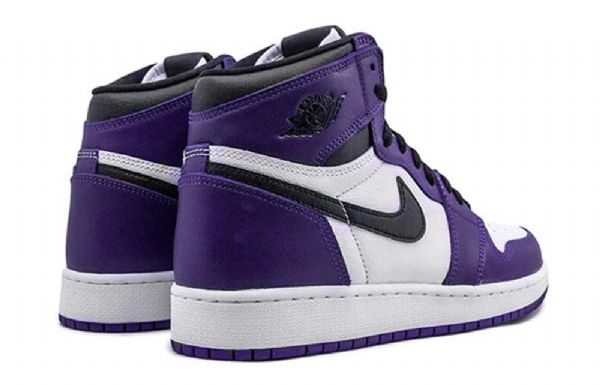 Nike Air Jordan 1 Retro Høje Overdele Og Gs Basketball Sko Til Mænd Lilla