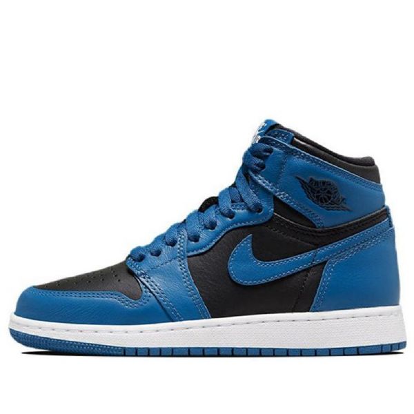 Nike Air Jordan 1 Retro Høje Overdele Og Gs Basketball Sko Til Mænd Mørkeblå