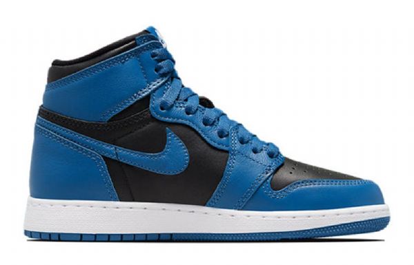 Nike Air Jordan 1 Retro Høje Overdele Og Gs Basketball Sko Til Mænd Mørkeblå