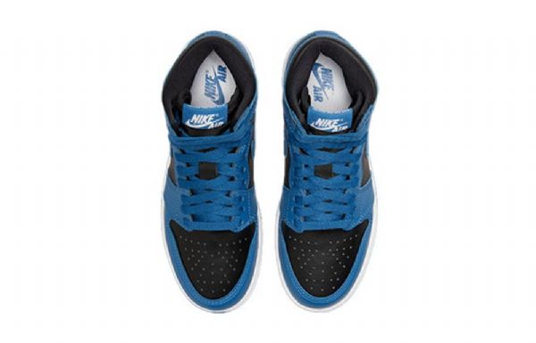 Nike Air Jordan 1 Retro Høje Overdele Og Gs Basketball Sko Til Mænd Mørkeblå