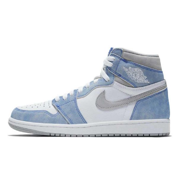 Nike Air Jordan 1 Retro Høje Overdele Og Hyper Royal Sko Til Damer Blå