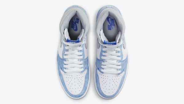Nike Air Jordan 1 Retro Høje Overdele Og Hyper Royal Sko Til Damer Blå