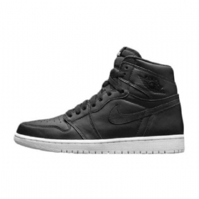 Nike Air Jordan 1 Retro Høje Overdele Og Mandagssko Til Mænd Sort