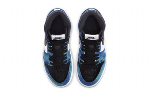 Nike Air Jordan 1 Retro Høje Overdele Og Ps Basketball Sko Til Mænd Blå