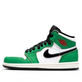 Nike Air Jordan 1 Retro Høje Overdele Og Ps Basketball Sko Til Mænd Grøn