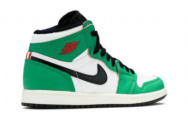 Nike Air Jordan 1 Retro Høje Overdele Og Ps Basketball Sko Til Mænd Grøn