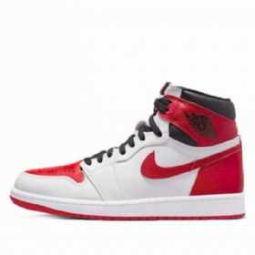 Nike Air Jordan 1 Retro Høje Overdele Og Ps Basketball Sko Til Mænd Hvid