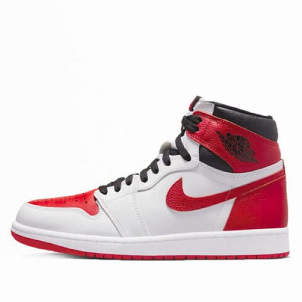 Nike Air Jordan 1 Retro Høje Overdele Og Ps Basketball Sko Til Mænd Hvid