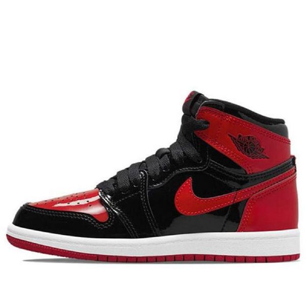 Nike Air Jordan 1 Retro Høje Overdele Og Ps Basketball Sko Til Mænd Hvid Rød