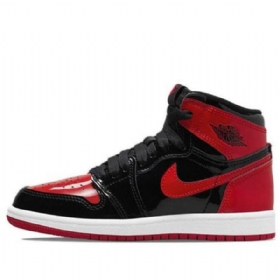 Nike Air Jordan 1 Retro Høje Overdele Og Ps Basketball Sko Til Mænd Hvid Rød