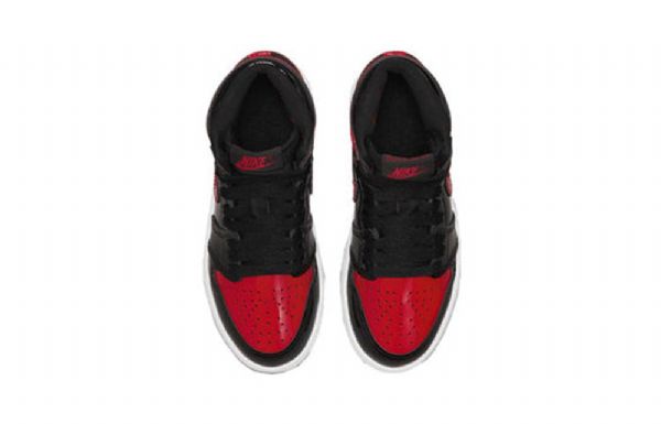 Nike Air Jordan 1 Retro Høje Overdele Og Ps Basketball Sko Til Mænd Hvid Rød