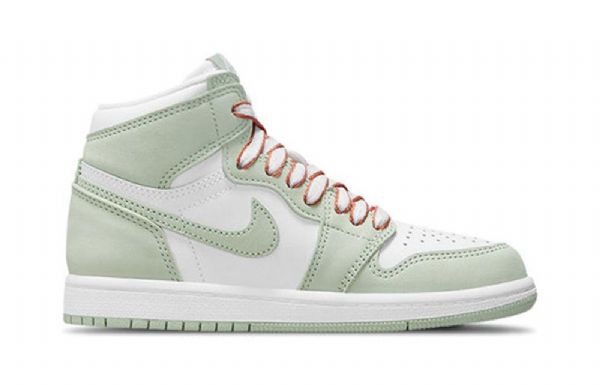 Nike Air Jordan 1 Retro Høje Overdele Og Ps Basketball Sko Til Mænd Mint Hvid