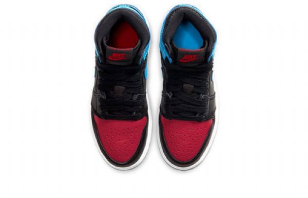 Nike Air Jordan 1 Retro Høje Overdele Og Ps Basketball Sko Til Mænd Sort Blå