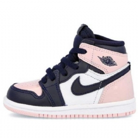 Nike Air Jordan 1 Retro Høje Overdele Og Se Td Sko Til Børn Grå