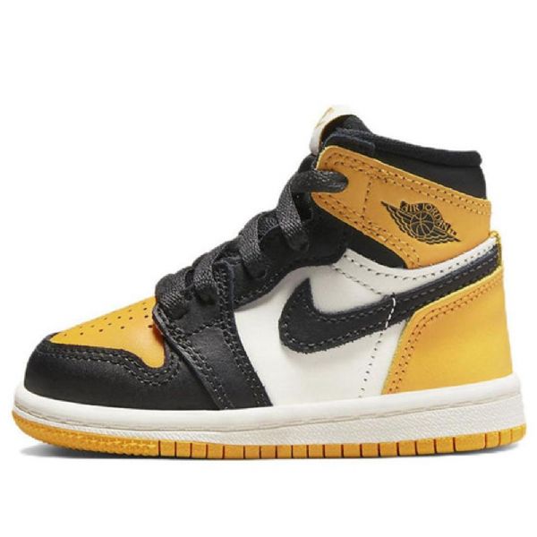 Nike Air Jordan 1 Retro Høje Overdele Og Td Sko Til Mænd Gul