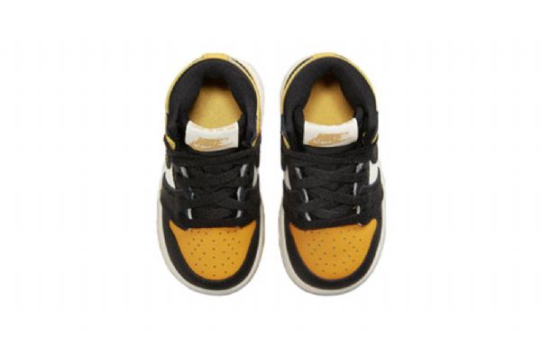 Nike Air Jordan 1 Retro Høje Overdele Og Td Sko Til Mænd Gul