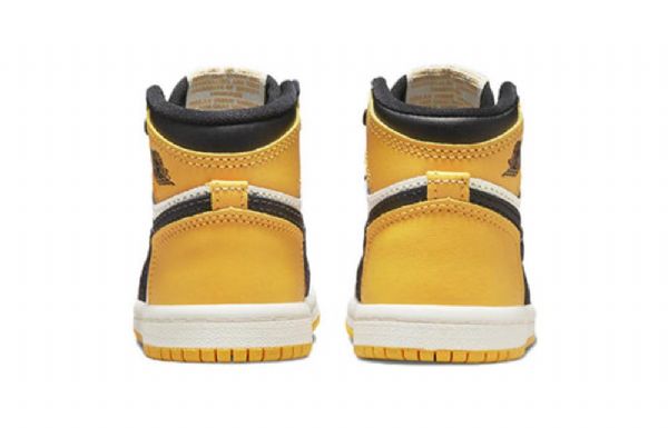 Nike Air Jordan 1 Retro Høje Overdele Og Td Sko Til Mænd Gul