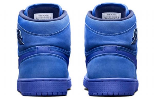 Nike Air Jordan 1 Retro Høje Overdele Premium Basketball Sko Til Damer Blå