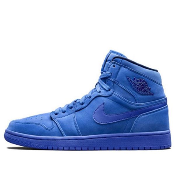 Nike Air Jordan 1 Retro Høje Overdele Premium Basketball Sko Til Damer Blå