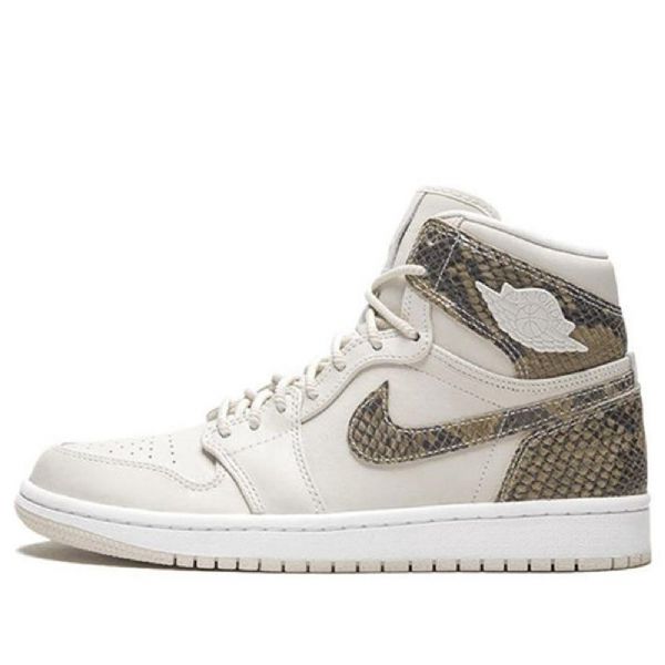 Nike Air Jordan 1 Retro Høje Overdele Premium Basketball Sko Til Damer Grå