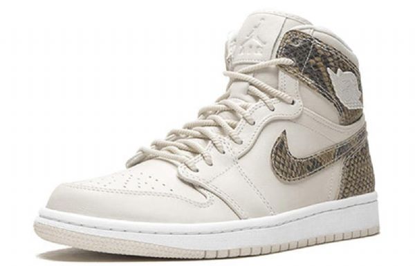 Nike Air Jordan 1 Retro Høje Overdele Premium Basketball Sko Til Damer Grå