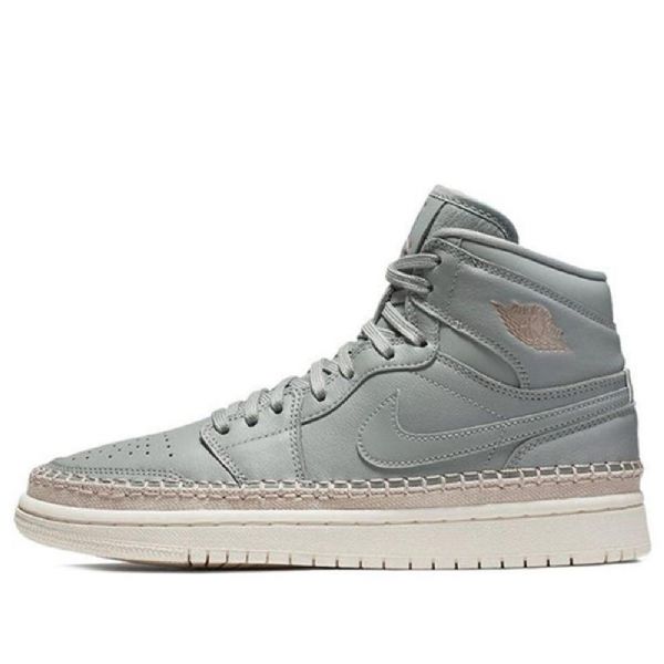 Nike Air Jordan 1 Retro Høje Overdele Premium Basketball Sko Til Damer Grøn