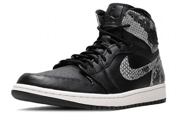 Nike Air Jordan 1 Retro Høje Overdele Premium Basketball Sko Til Damer Sort
