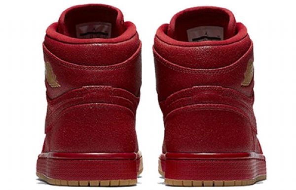 Nike Air Jordan 1 Retro Høje Overdele Premium Basketball Sko Til Damer Sort Khaki
