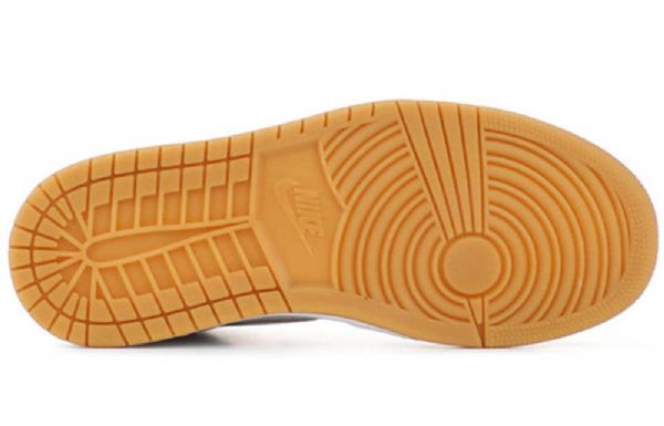 Nike Air Jordan 1 Retro Høje Overdele Premium Basketball Sko Til Damer Sort Khaki