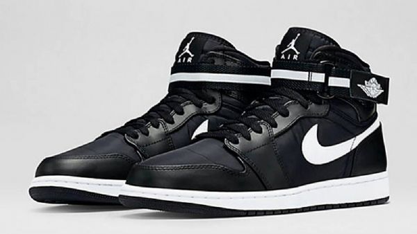 Nike Air Jordan 1 Retro Høje Overdele Reima Sko Til Mænd Sort Hvid
