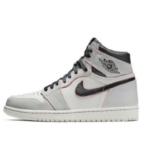 Nike Air Jordan 1 Retro Høje Overdele Sb Basketball Sko Til Mænd Grå