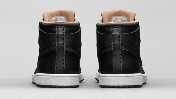 Nike Air Jordan 1 Retro Høje Overdele Vachetta Sko Til Mænd Sort