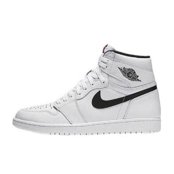 Nike Air Jordan 1 Retro Høje Overdele Yin Yang Sko Til Mænd Hvid