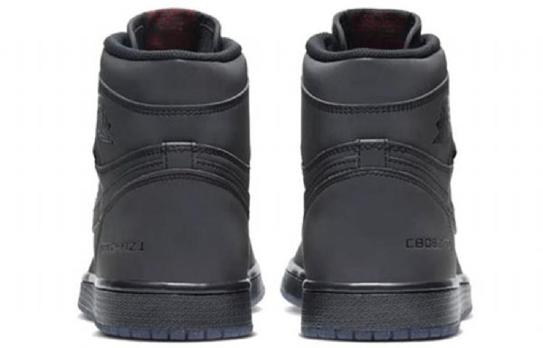 Nike Air Jordan 1 Retro Høje Overdele Zoom Basketball Sko Til Mænd Sort