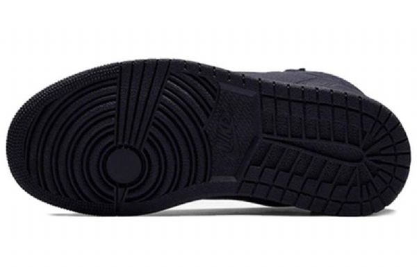 Nike Air Jordan 1 Retro Høje Toppe Lynlås Basketball Sko Til Damer Blå