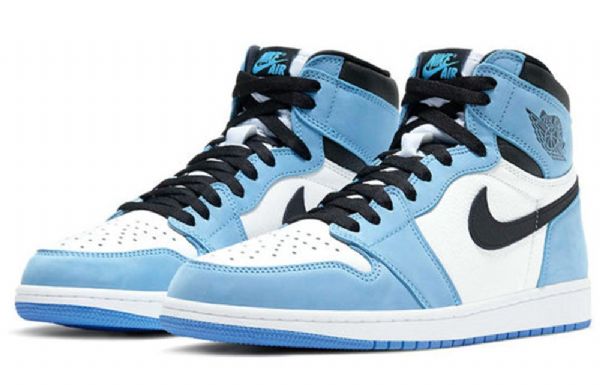 Nike Air Jordan 1 Retro Høje Toppe Og Basketballsko Til Mænd Blå